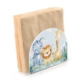 thumbnail image 2 of Lion Elephant Giraffe Leaves Napkin Holder for Table Clear Napkin Stand Paper Holder Acrylic Organizer Dispenser Napkins for Dinner Kitchen Restaurant Room, 2 of 8