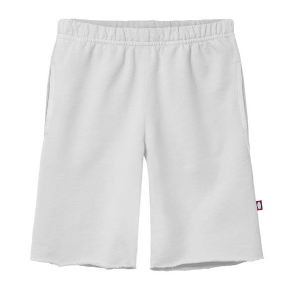 Made in USA Boys Amazingly Soft Cotton Lightweight Fleece Shorts | White