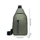 thumbnail image 3 of Pequeña bolsa de hombro para hombres y mujeres, bolso de viaje con agujero para auriculares, bolso de hombro de gran capacidad, bolso de hombro de una sola capa, bolsa de viaje para exteriores, bolsa, 3 of 8