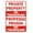 Warning Sign 3, variant on Bilingual Private Property No Trespassing Aluminum Sign 12 x 8 Inches - UV Ink Printed, Durable for House, Business, Indoor Outdoor Property Security