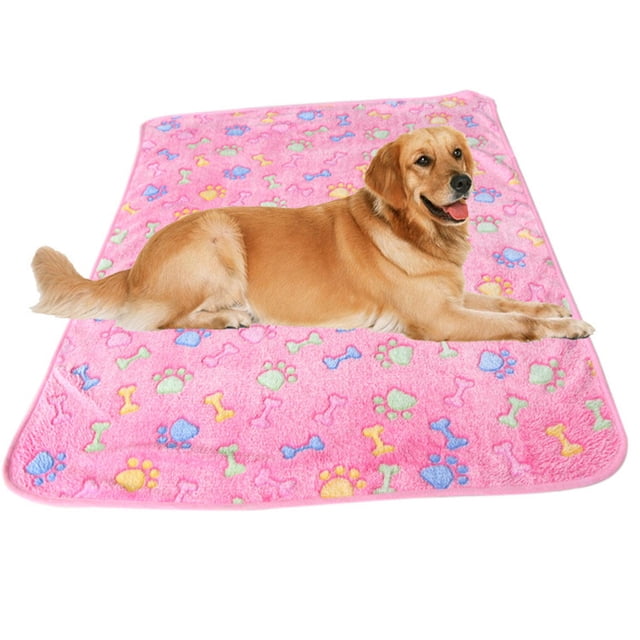 Couvertures Chaudes pour Chien de Chat Imprimé Animal de Compagnie Couvertures pour Chiot Molleton Couverture Douce Coussin de Lit