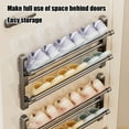 thumbnail image 6 of Foldable Wall Mounted Shoe Organizer with Strong Hold for Entryway and Bathroom Storage - Space Saving Rack for Slippers and Footwear, 6 of 6