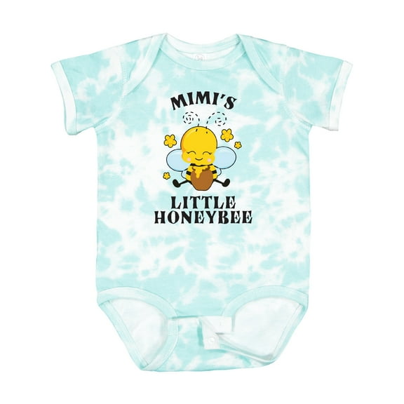 Inktastic Cute Bee Mimi's Little Honeybee with Stars Boys or Girls Baby Bodysuit