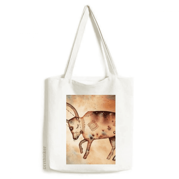 May April Taurus Constellation Zodiac Tote Canvas Bag Shopping Satchel Casual Handbag