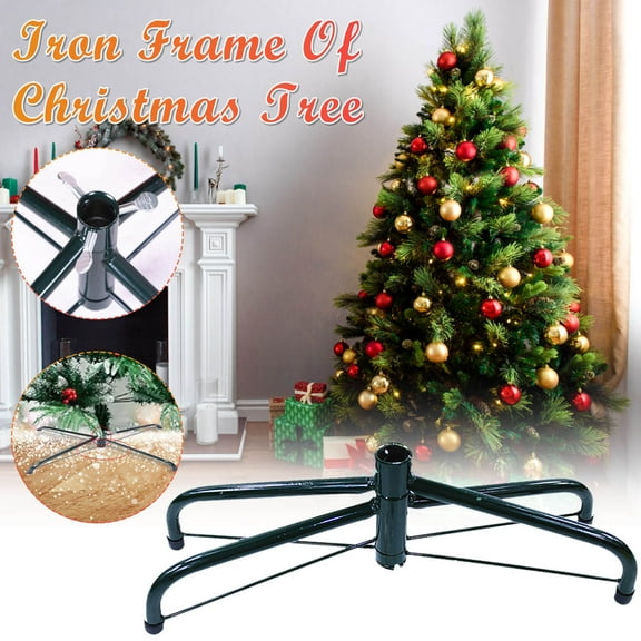 Christmas Tree Stand Artificial Tree Folding Holder Base for Decorations 30cm/11.8in