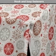 thumbnail image 4 of Christmas Dog Crate Cover, Ornate Snowflakes Pattern in Circles Dots Winter Themed Old Fashioned Print, Easy to Use Pet Kennel Cover for Dogs, 35" x 23" x 27", Ruby Pale Grey, by Ambesonne, 4 of 6