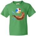 thumbnail image 3 of Inktastic Cute Otter and Beachball Youth T-Shirt, 3 of 5