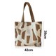 thumbnail image 1 of Bolsa de mano para mujer, bolsas de comestibles reutilizables, para regalos de Navidad, compras y playa MFZFUKR CPB-ZRF781-1, 1 of 5