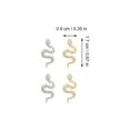 thumbnail image 2 of 40pcs Snake 3D Nail Charms DIY Nail Decor Accessories Manicure Nail Decorations, 2 of 3
