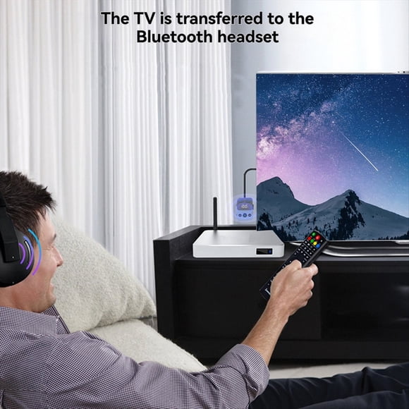 Adaptador de Audio Inalámbrico Bluetooth 5.3, Transmisor y Receptor para Coche, Música, Auriculares, Altavoces, TV, PC, Adaptador de 3,5 mm.