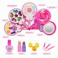 thumbnail image 3 of Children‘s Non-Toxic Lollipop Cosmetics Beauty Toys Pretend Play Girls Princess Makeup Box Set, 3 of 4