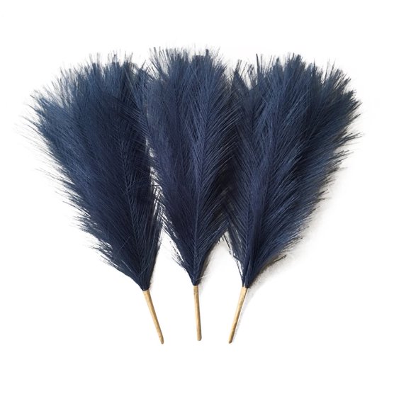 5Pcs Simulated Puwei Artificial Pampas Grass Wedding Site Layout 45Cm 7 Fork
