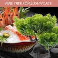 thumbnail image 4 of MERRYHAPY Adorno De Pino Falso Verde Para De Platos Sashimi En Restaurantes Japoneses, 4 of 8