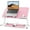 Pink, variant on Height & Angle Adjustable Laptop Stand for Bed, Lap Desk Bed Tray Table, Light Weight Foldable Portable Laptop Table for Couch Sofa Chair Floor Desk for Adults, Kids (Pink)
