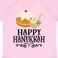 thumbnail image 4 of Inktastic Happy Hanukkah Dreidel Donut Boys or Girls Baby Bodysuit, 4 of 5