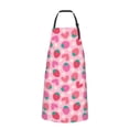 thumbnail image 2 of Lsque Haear Strawberry Waterproof Apron Chef Aprons for Men Heavy Duty Chemical Work Apron Extra Long Grilling Aprons with Adjustable Bib Apron, 2 of 9