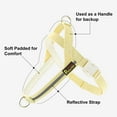 thumbnail image 3 of Plutus Pet Cotton Dog Harness and Leash Set, Reflective and Soft Padded, Light Yellow, XS, 3 of 8