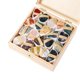 thumbnail image 1 of Colección de rocas y minerales Kit de cristales de piedras preciosas para niños Juguetes educativos Ciencia estilo D, 1 of 9