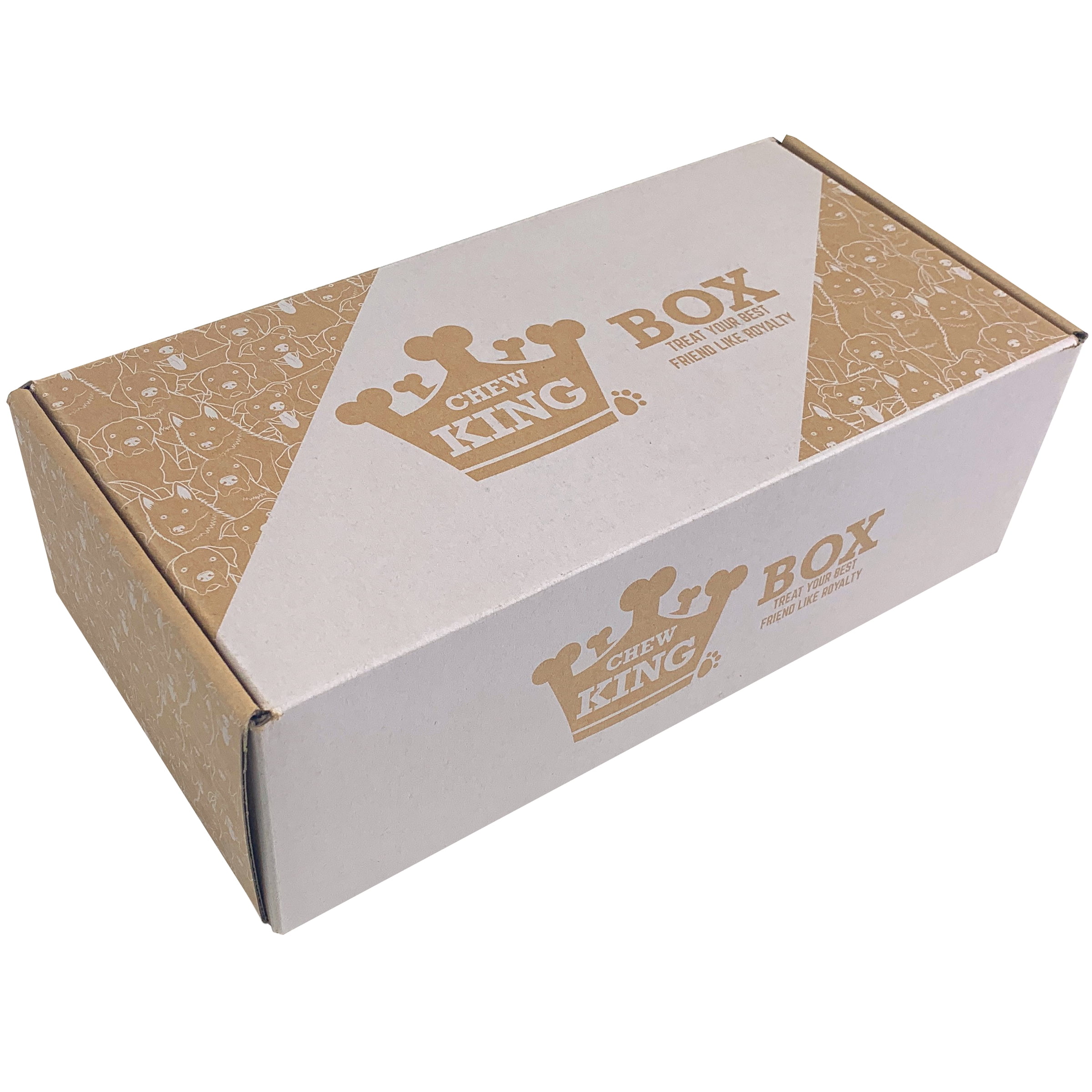Chew King By Mammoth Dog Toy Box x-Large- Durable Fetch Balls, Treater and Chewing Toy Collection