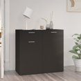 thumbnail image 1 of vidaXL Sideboard Black 80x36x75 cm Engineered Wood, 1 of 5