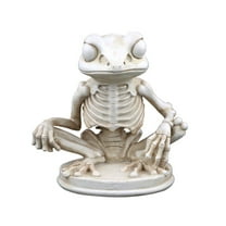 Halloween Skeleton Decor - Realistic Animal Bone Props for Haunted Houses & Bars - Creepy Resin Skull & Bone Ornaments Indoor/Outdoor Use