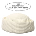 thumbnail image 2 of Hsqqdc Straw Pillbox Hat, Retro Wedding Fedora Fashion Beret Fascinator Painter Hat, 2 of 7