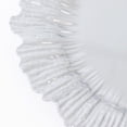 thumbnail image 3 of Balsa Circle 10 Silver 13 in Round Plastic Charger Plates with Reef Rim Design Party Tableware Wedding Reception Birthday Event Home Decorations Supplies, 3 of 8