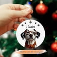 thumbnail image 2 of Personalized Pembroke Welsh Corgi Christmas Ornament 2025 Name Pembroke Welsh Corgi Ornament, Gift for Dog Dad Dog Mom, Pembroke Welsh Corgi Portrait Wearing Glasses Ornament Keepsake ooJeRP, 2 of 6