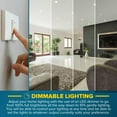 thumbnail image 7 of Sunperian 12-Pack 3 inch Square Ultra-Thin LED Recessed Light J-Box 5 Color Options 8W 540 Lumens Dimmable Wet Rated, 7 of 7