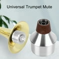 thumbnail image 3 of Mini Trumpet Mute  For Adult Children Beginner, Straight Body Design, Easy To Carry, Excellent Tone, Excellent Aluminum Alloy, Cork Material, Multifunctional, 3 of 8