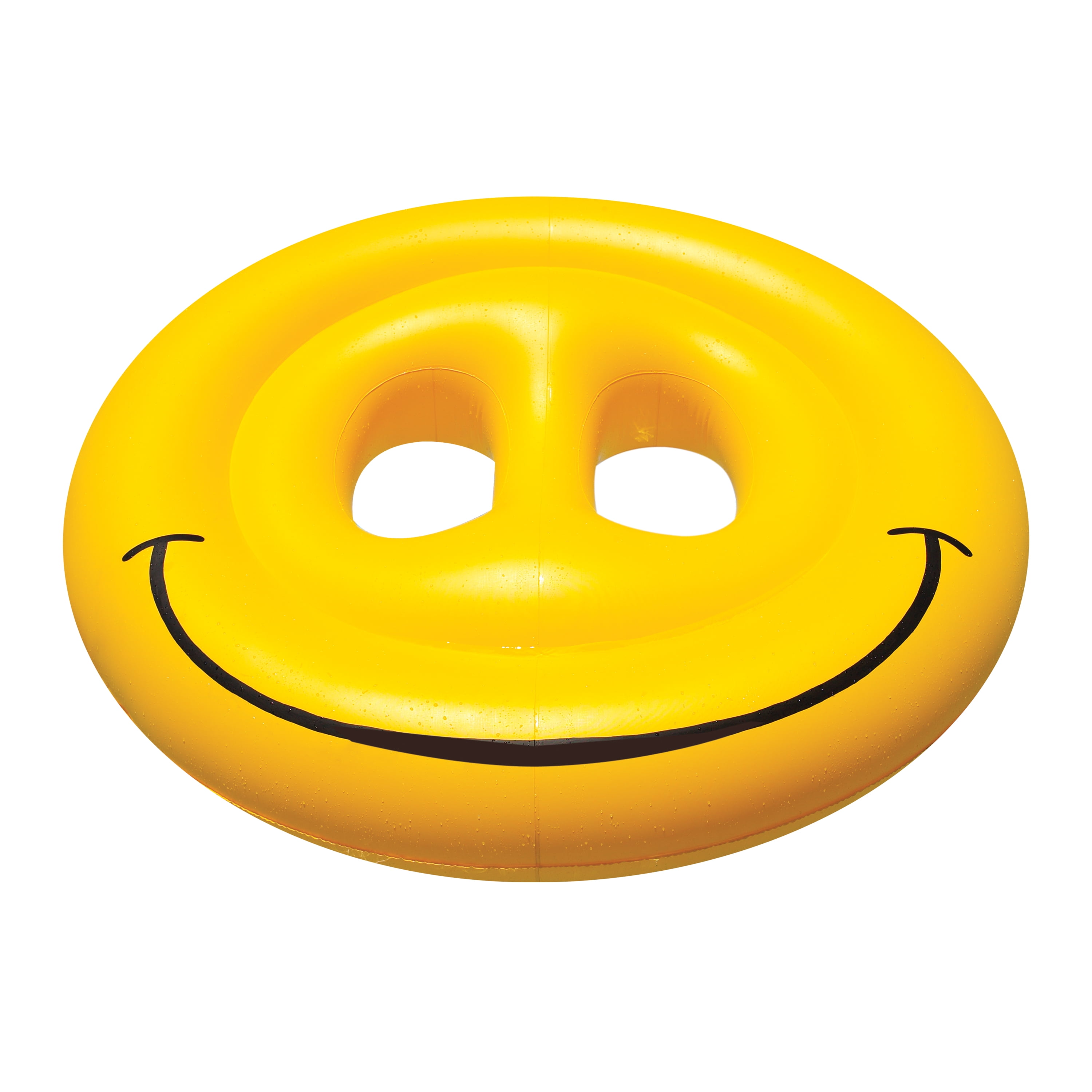 Swimline Vinyl Smiley Face Pool Float, Yellow - Walmart.com - Walmart.com