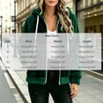 thumbnail image 3 of QUNYINEY Plaid Womens Jacket Sherpa Fleece Hooded Full Zip Winter Outerwear Jackets Long Sleeve with Pockets Warm Coats, 3 of 6