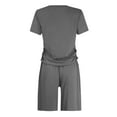 thumbnail image 5 of Short Sets Women 2 Piece Set Short Sleeve T Shirt & Shorts Womens Summer Dresses for Women, 5 of 6