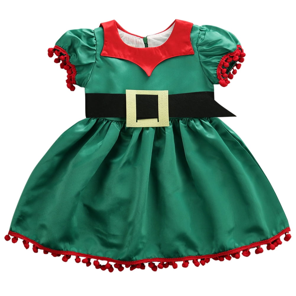belt dress for baby girl