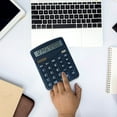 thumbnail image 4 of Cagogo under $5 5Pcs Desktop Calculator, Mini 8 Digit Desktop Calculator, Basic Standard Pocket Calculator for Home Study Office, LCD Display Solar Battery Calculator, Portable Financial Calculator, 4 of 9