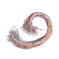 thumbnail image 2 of MasteelfCA 1 Set 2mm DIY Jewelry Accessories Necklace Cord with Extenison Chain and Lobster Clasp DIY Jewelry Making String for Necklace Bracelat Making (Assorted Color,About 50pcs), 2 of 7