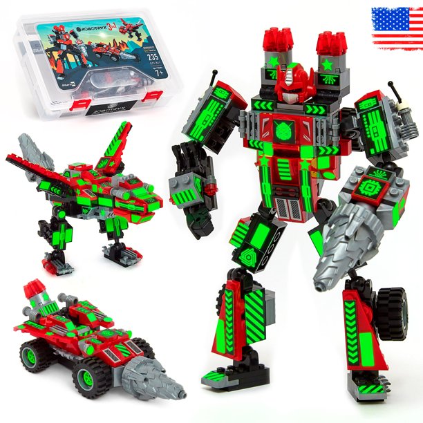 JitteryGit Juguetes de Construcción de Tallos Robot para Niños | Regalos de Navidad para Niños de 7 8 9 10 11 12 13 14