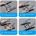 thumbnail image 4 of Support d'Ordinateur Portable Réglable en Hauteur Support Antidérapant Compatible, 4 of 4