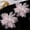 2PCS-Pink, variant on 2pcs Ethereal Organza Lace Fabric Flower Sew on Patches, 3D Elegant Lily Water Lily Design Lightweight Flowy Sewing Supplies Semi-Finished, Wedding Dress Headwear Hats Shoes Bags Ornament Decoration