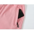 thumbnail image 5 of Tyhengta Mens Shorts Casual Comfortable Workout Shorts Drawstring Zipper Pockets Elastic Waist Pink 40, 5 of 8