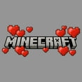 thumbnail image 2 of Boy's Minecraft Valentine's Day Hearts Logo Sweatshirt, 2 of 3