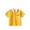 1#Yellow514, variant on Byoo Baby's Cartoon Car Graphic Polo Shirts Short Sleeve Turn Down Collar Button Placket T Shirts Soft Daily Pullover Polos Top