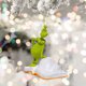 thumbnail image 4 of Decoración Del Árbol Del Monstruo Verde Navidad divertido monstruo verde árbol decoración fiesta fiesta árbol artesanía suministros (11), 4 of 6