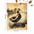 thumbnail image 3 of Qisvanset Framed Canvas Wall Art 12x16 Inch Vintage Duck Sketch Farm Nursery Printed Wall Art, 3 of 5