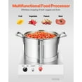 thumbnail image 2 of VEVOR Food Processor Vegetable Chopper 4.3 Quart Food-Grade Stainless Steel Blender, 2 of 9