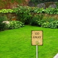 thumbnail image 3 of Rustic Go Away Aluminum Sign Funny Yard Signs, Unwelcome Lawn Signs With Stakes, 8X12Inch Outdoor Decor Signs, Private Property Signs,Waterproof,Fade Resistant,Easy Install Outdoor Use, 3 of 4