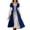 Blue, variant on Renaissance Costume Women Peasant Medieval Dress Maxi Fairy Dresses with Bell Sleeve Vintage Ren Faire Outfit