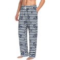 thumbnail image 5 of Cauagu Anchors And Steering Wheel Mens Pajama Pants Sleep & Lounge Pants,PJ Bottoms with Pockets-X-Large, 5 of 7