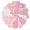 Pink, variant on Layer Cake Fabric for Quilting , Precut Fabrics Square for Quilting, Print Cotton Quilt Fabric Squares Bundles for Sewing DIY Patchwork Craft