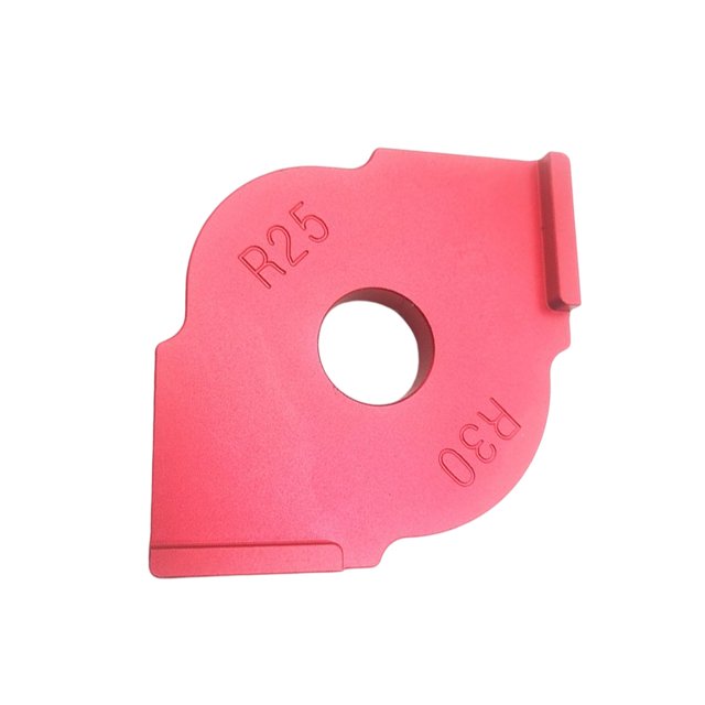 Riwesomey Herramientas de recorte pequeñas de alto ajuste para carpintería, enrutador redondeado, suave, operación Simple, grabado de Herramientas eléctricas R25/30